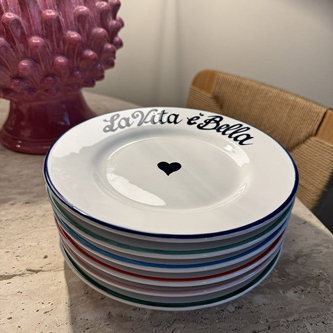 Set of 6 Plates La Famiglia – 20cm