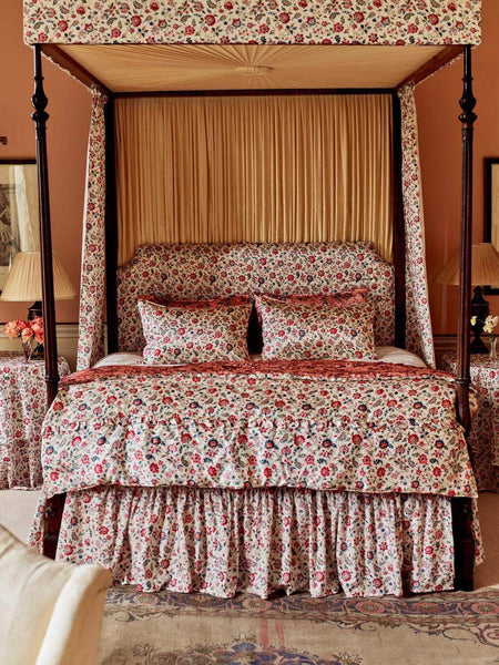 Flat Top Sheet Made With Liberty Fabric Eva Belle