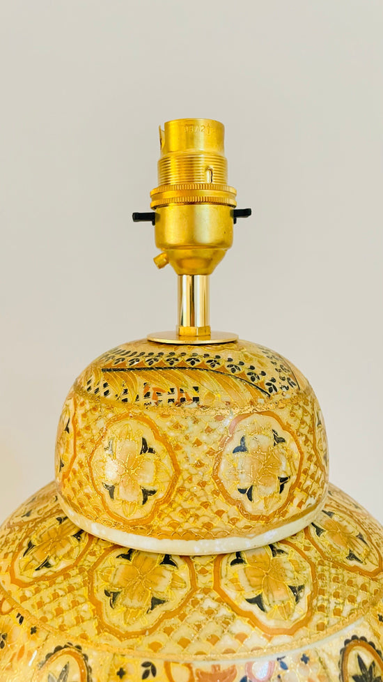 Antique Chinese Globe Lamp