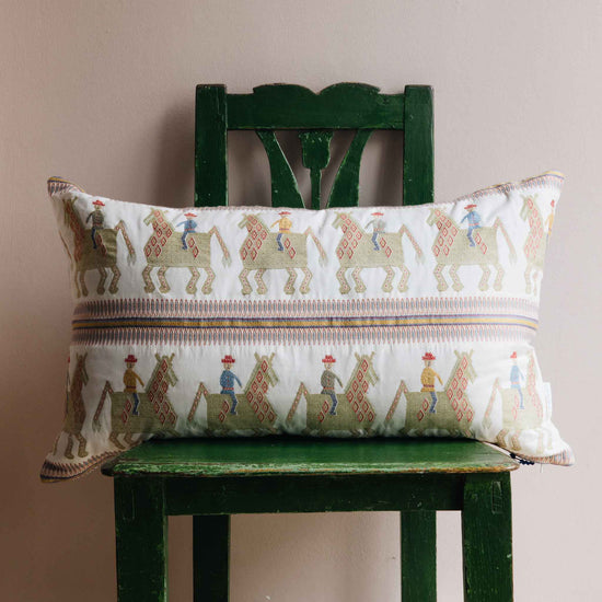 Caballo Yellow Multi Oversized Oblong Cushion