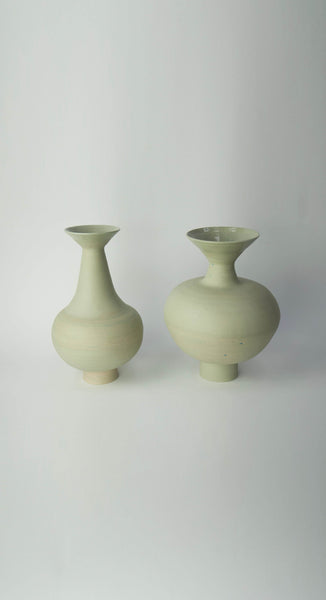 Sage Green Ceramic Vase III