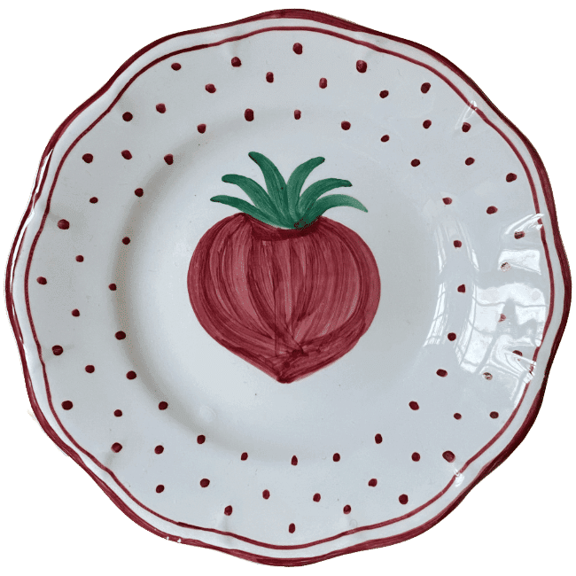 Plumetis Plate Tomato Red - 16cm