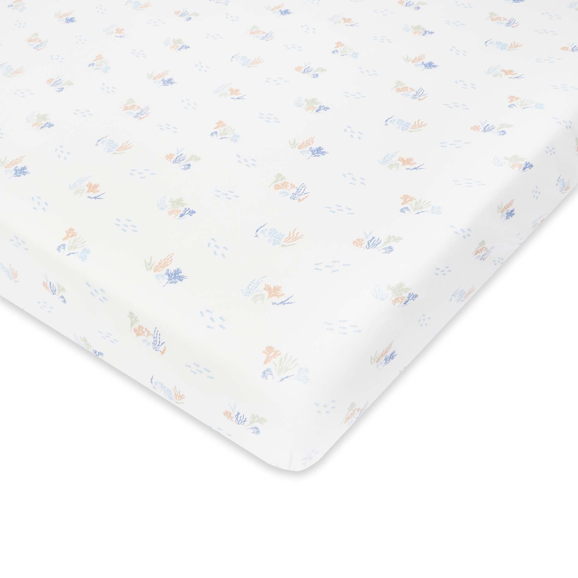 Cotbed Fitted Sheet - Coastline