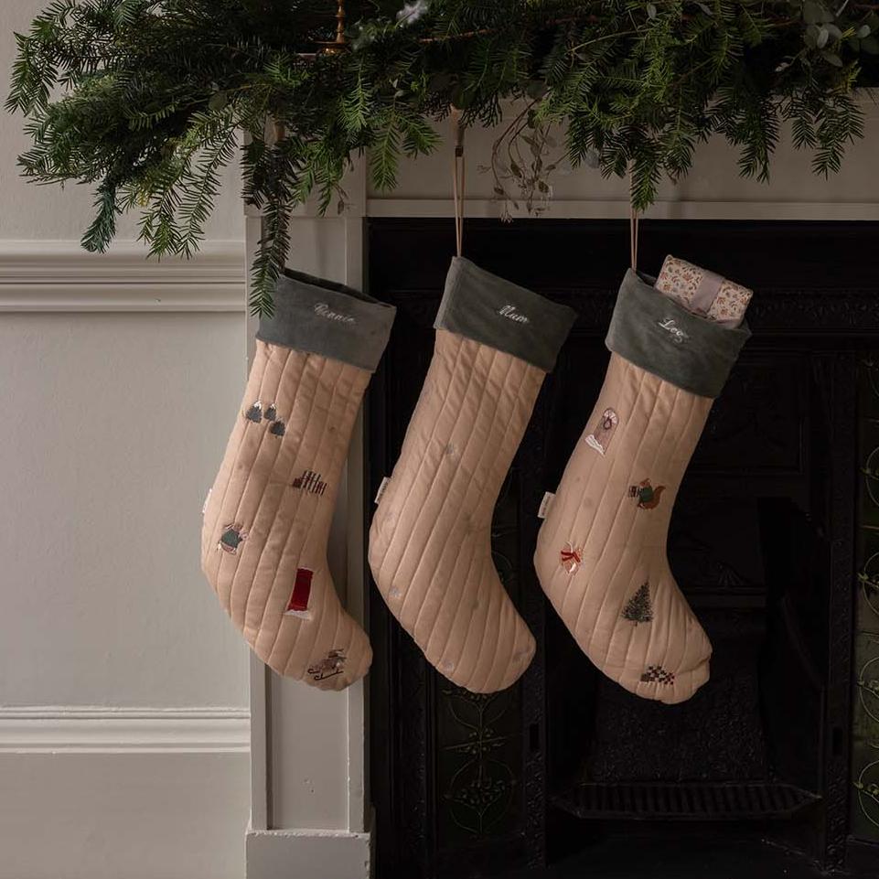 Christmas Stocking - Snowflakes