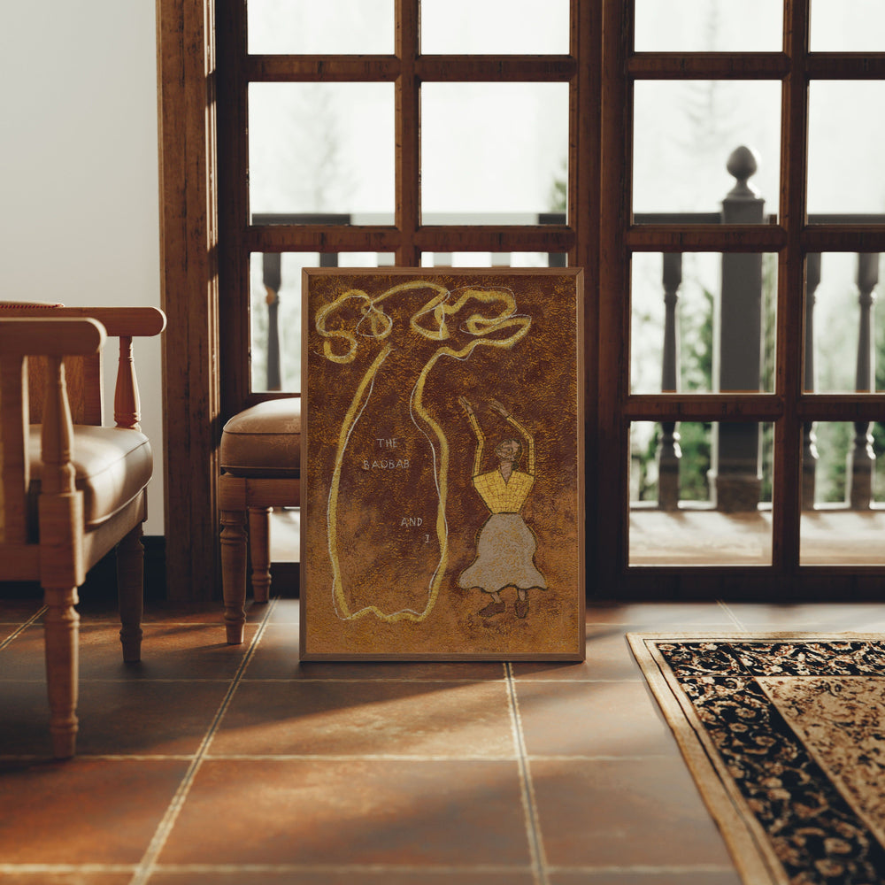 The Baobab and I - Botanical Art Print