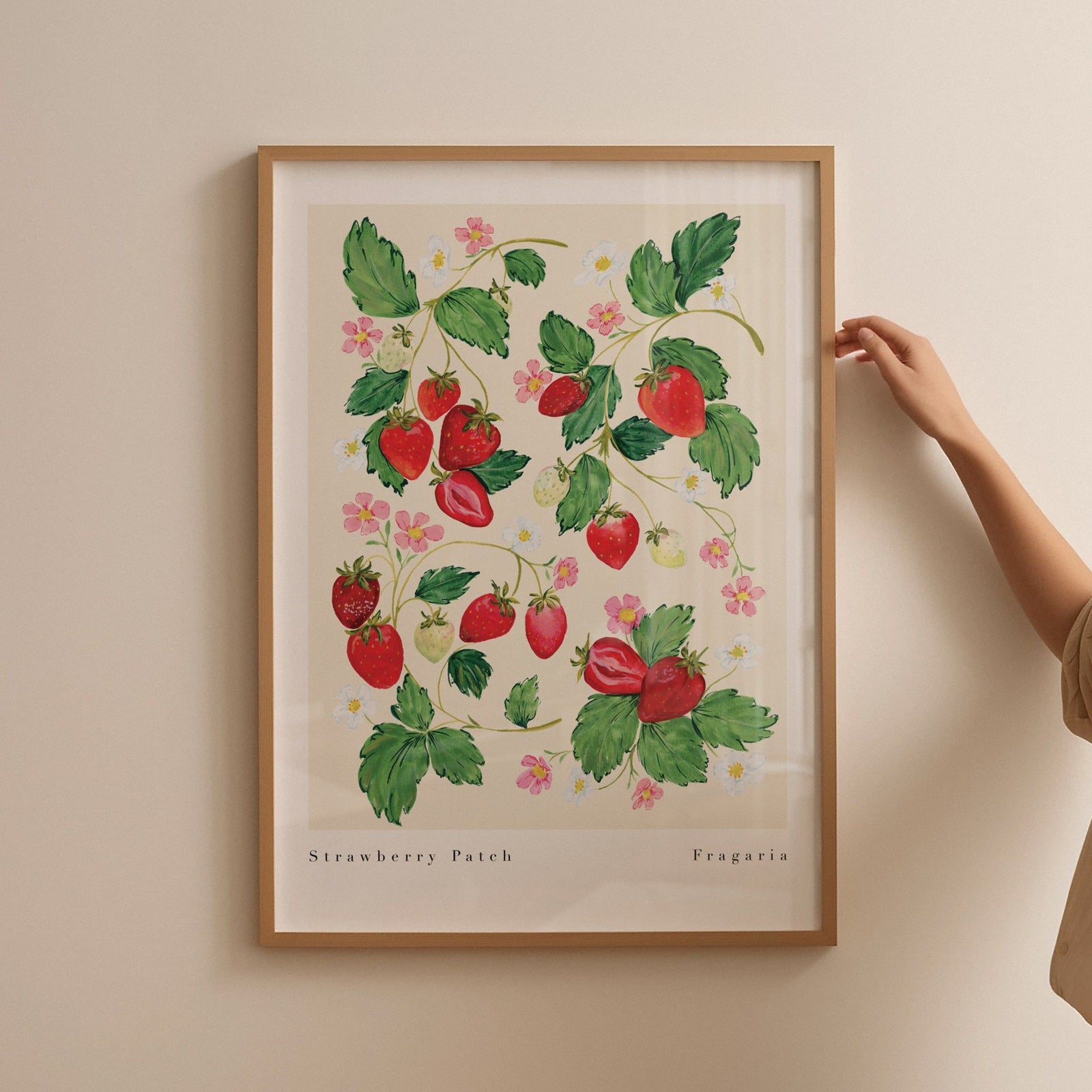 Strawberry Patch Art Print