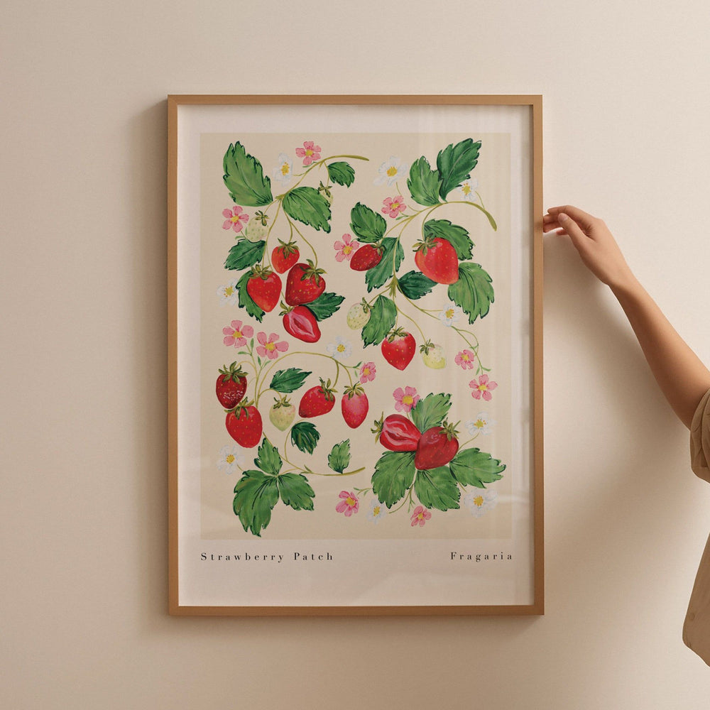 Strawberry Patch Art Print