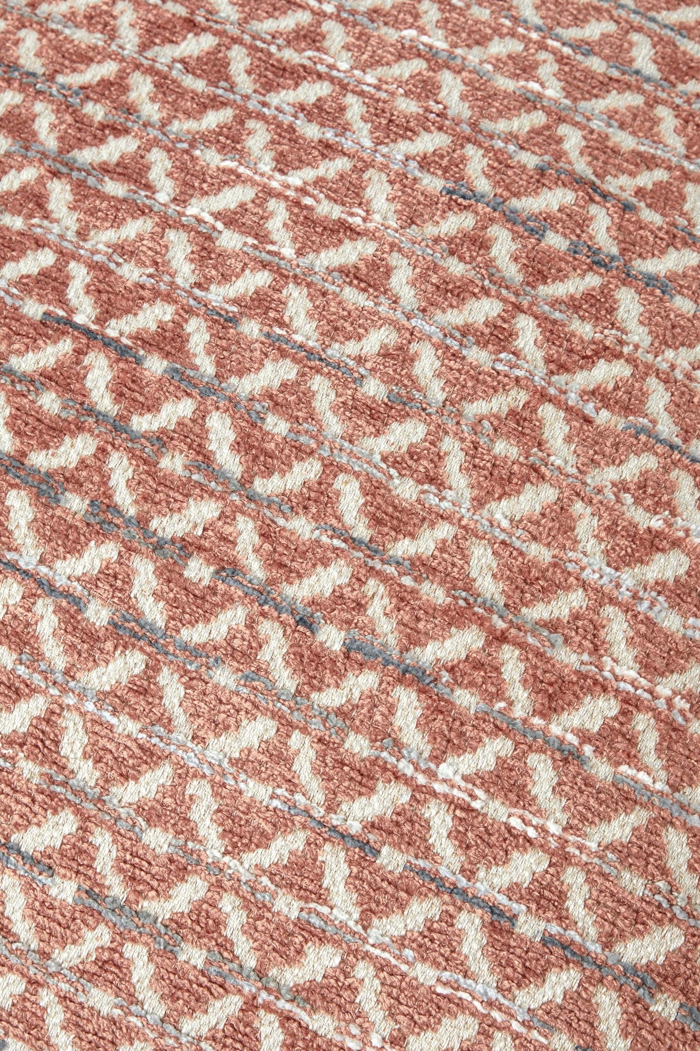 Jacquard Cushion Cover - Terracotta