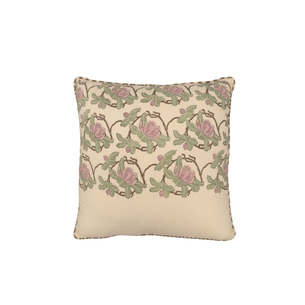 Block Printed Interior Pillow Cover – 20x20 in