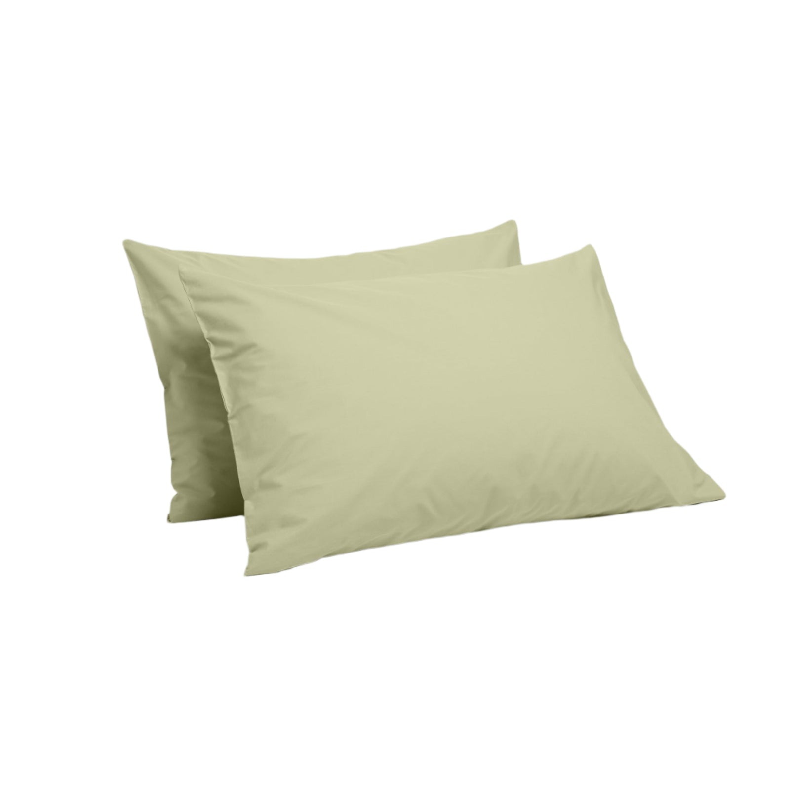 Percale Organic Cotton Pillowcases - Solstice Green