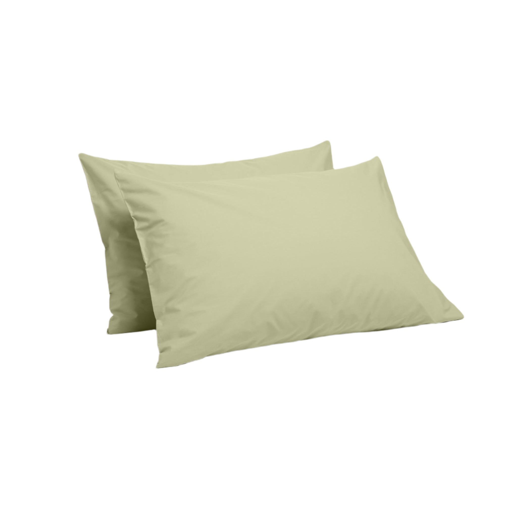 Percale Organic Cotton Pillowcases - Solstice Green