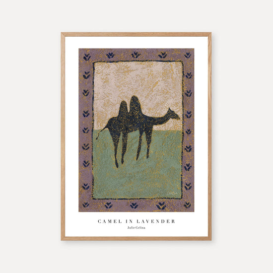 Camel in Lavender - Fine Art Print