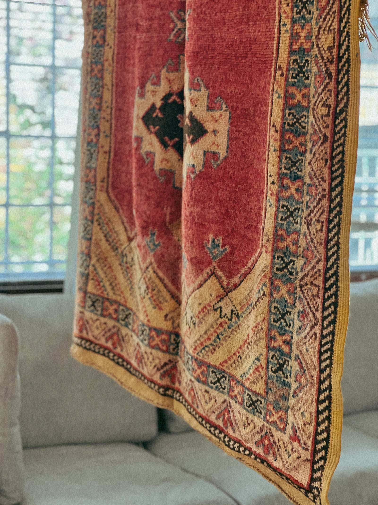 Vintage Moroccan Taznakht Rug 245/140 cm