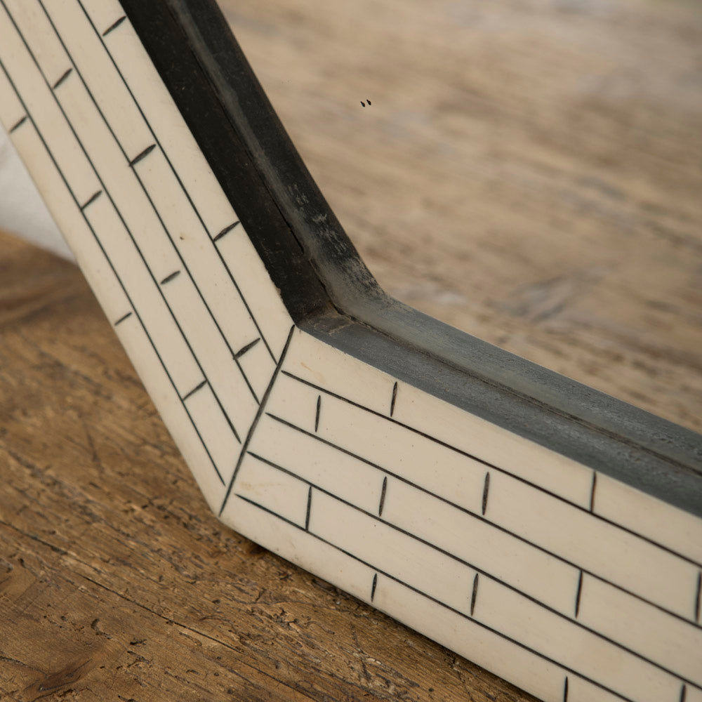 Resin Hexagonal Mirror