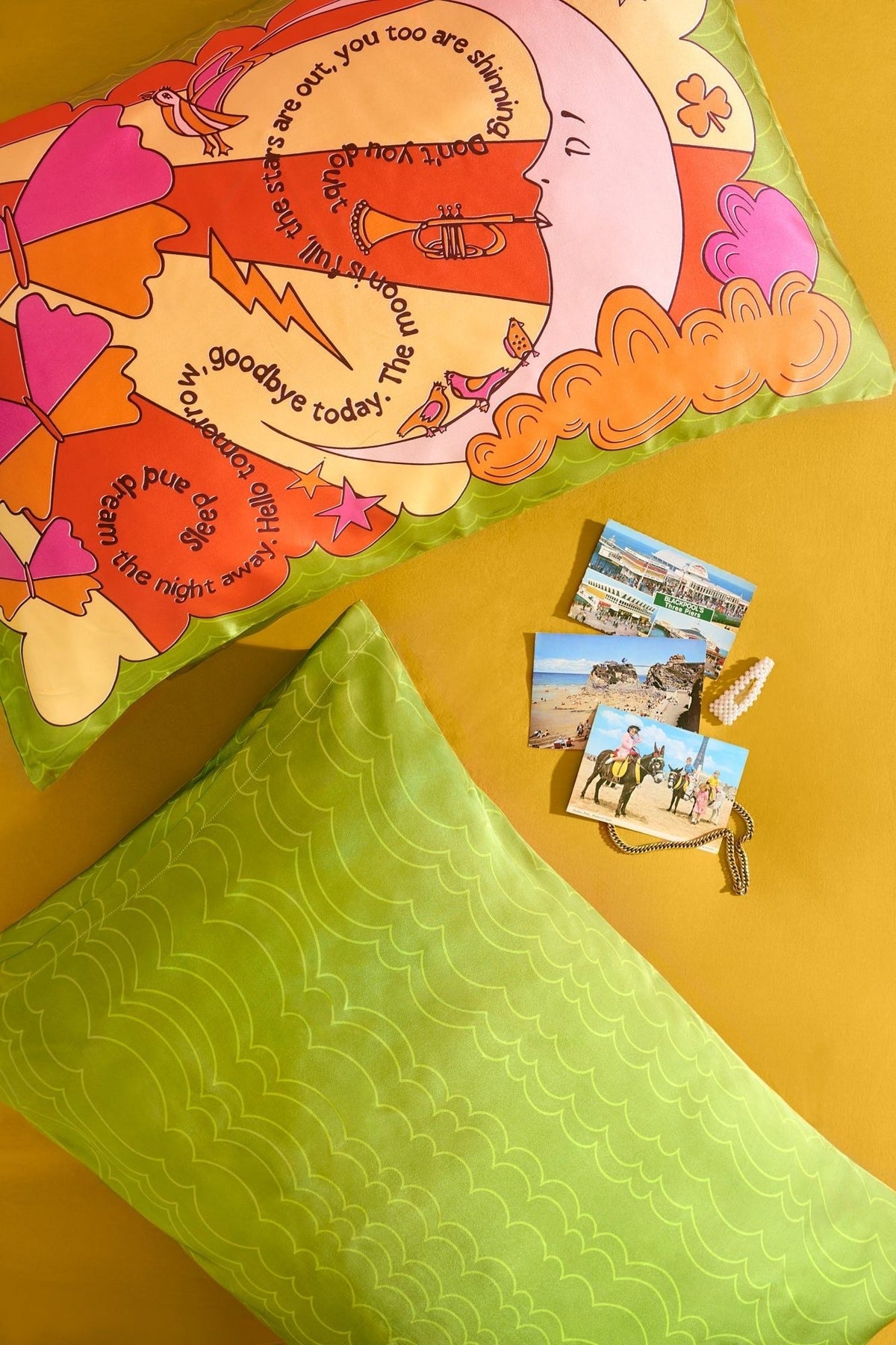 Weirdstock x Charlie Ann Buxton Silk Pillowcase