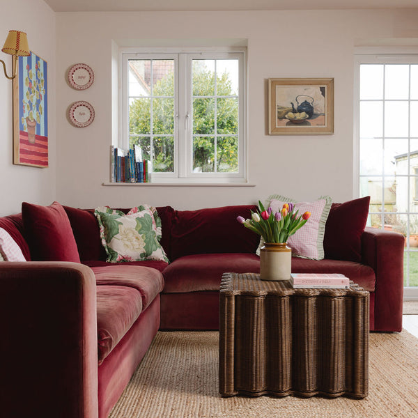 Peony Rattan Coffee Table