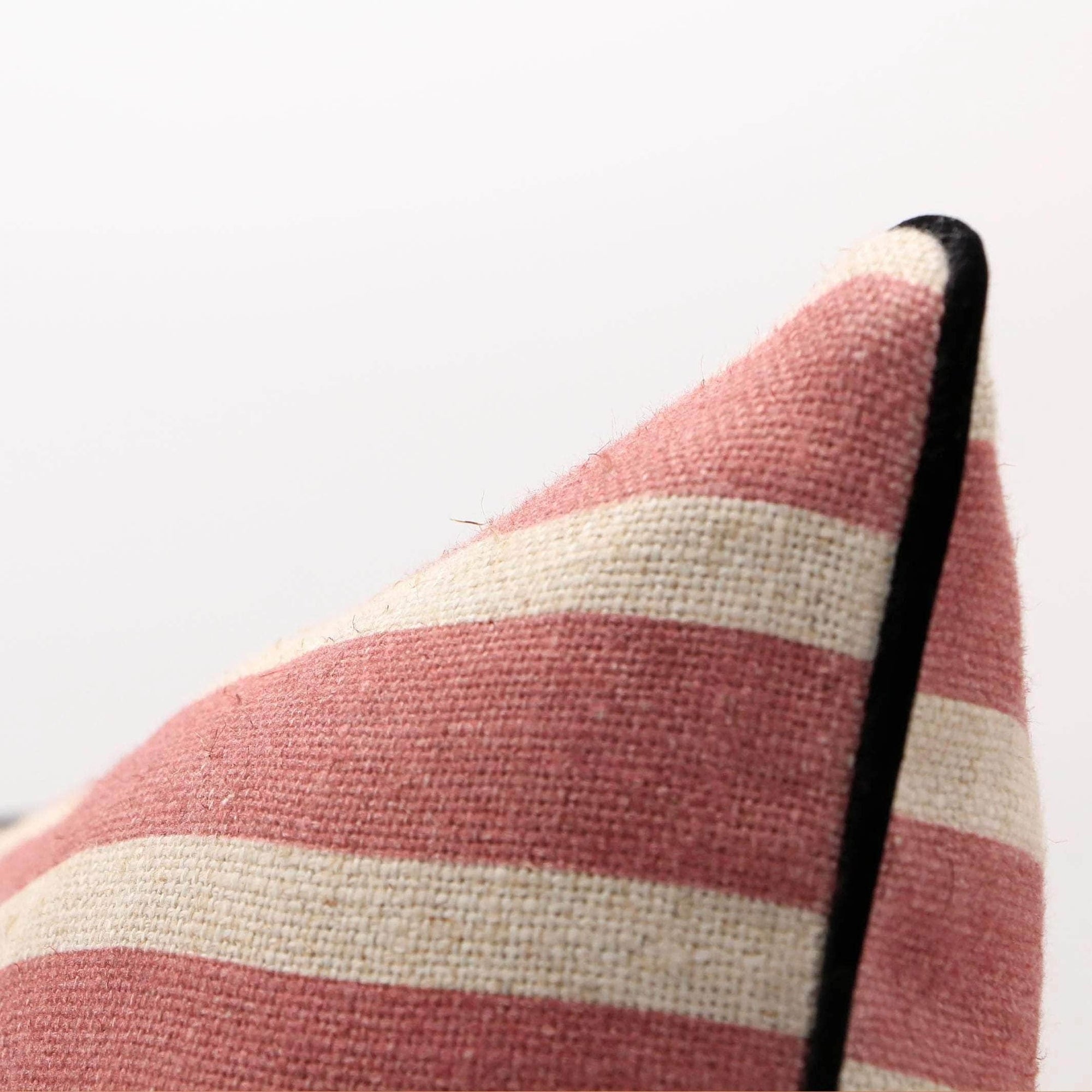 Terracotta Striped Cushion