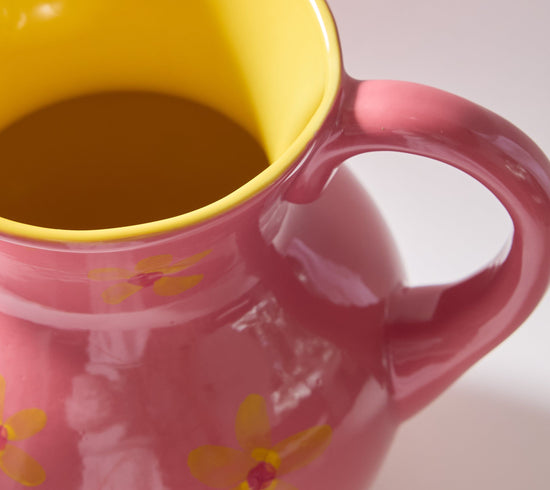 Primavera Hand-Painted Jug