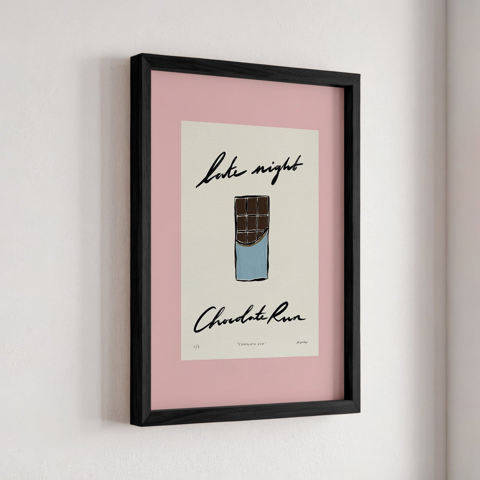 Late Night Chocolate Run Print