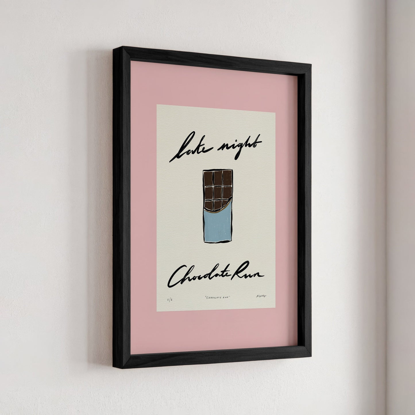 Late Night Chocolate Run Print