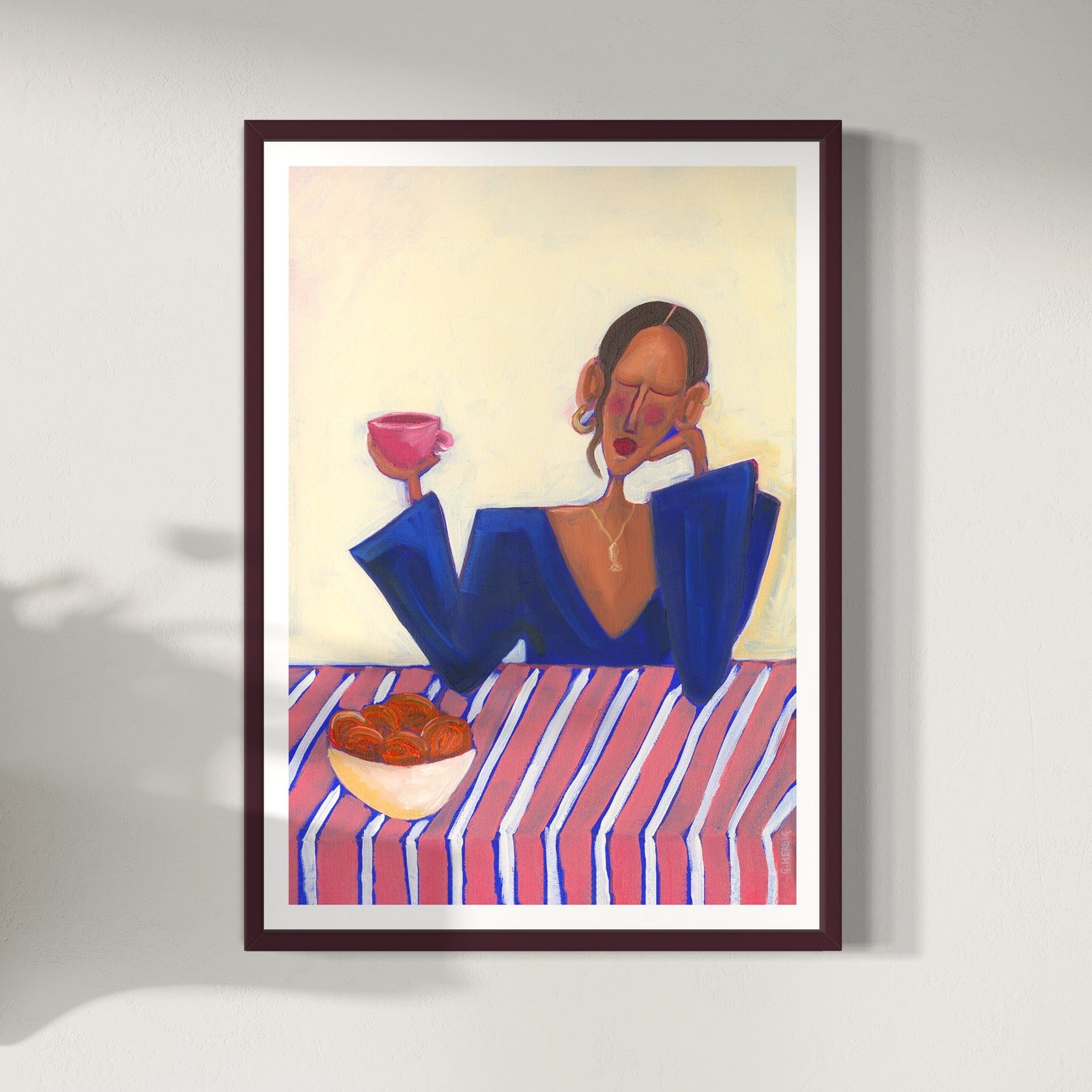 Orange Bowl Art Print