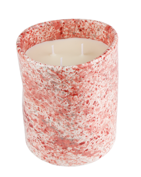 Hibiscus Splatter Candle