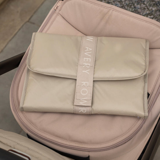 Recycled Nylon Travel Baby Changing Mat - Oyster