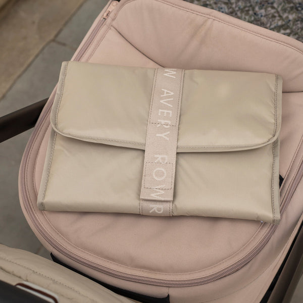 Recycled Nylon Travel Baby Changing Mat - Oyster