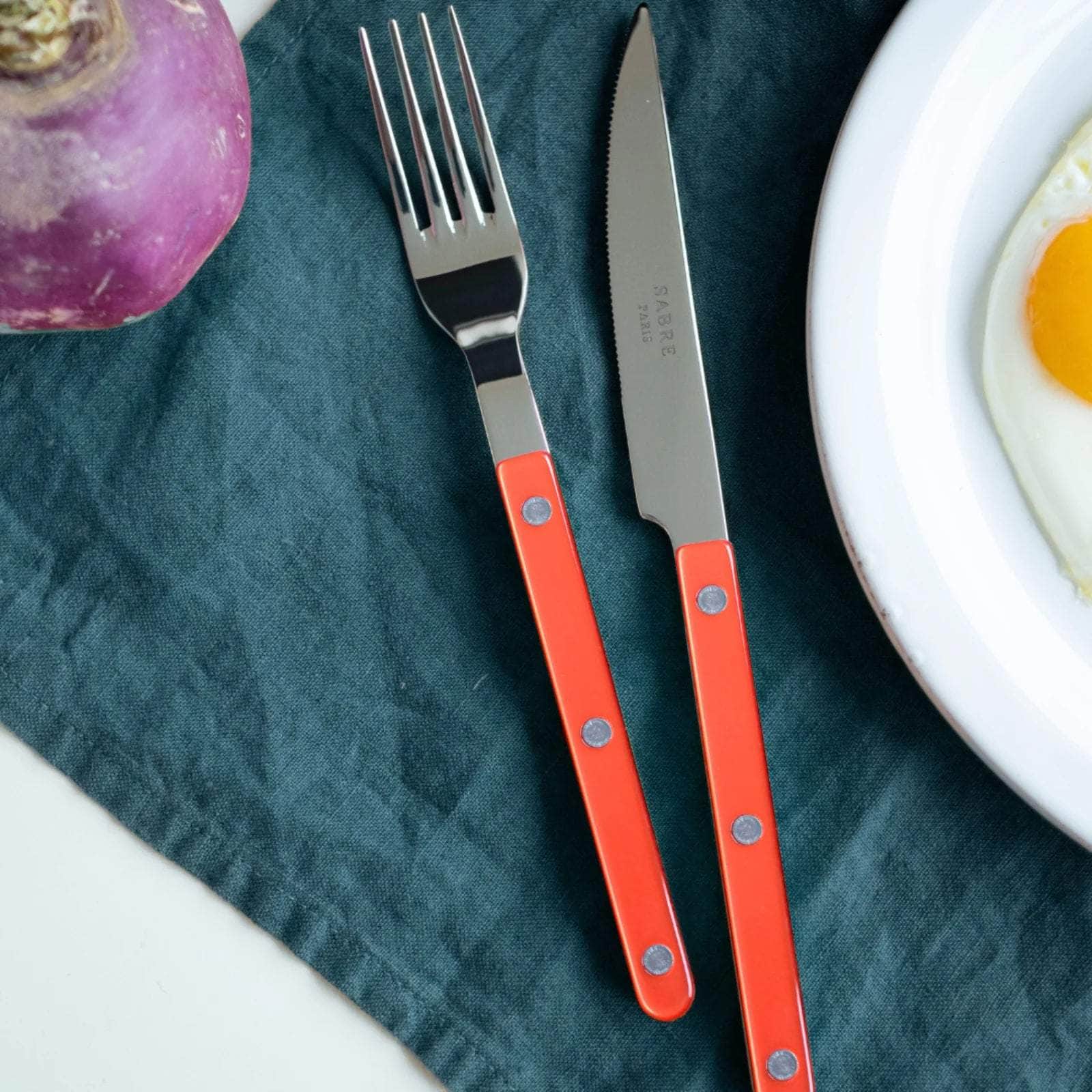 Bistrot Pearly 5pc Cutlery Set, Orange