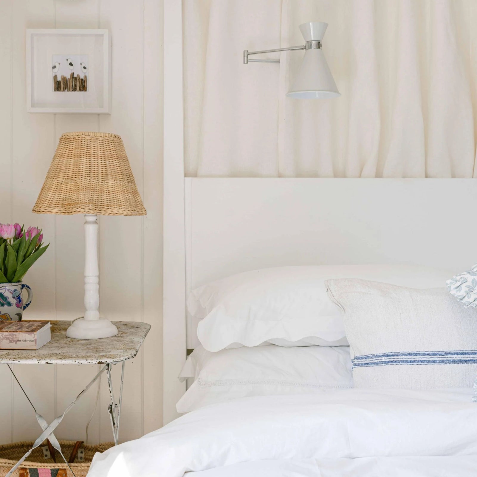 Wave Rattan Lampshade (Medium)