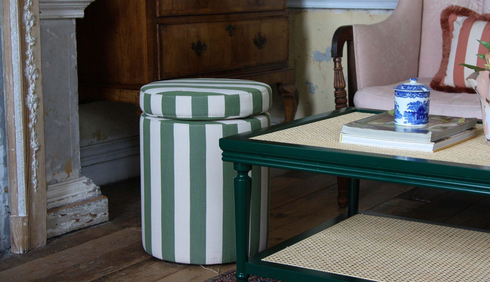 Aurora Footstool, Artichoke