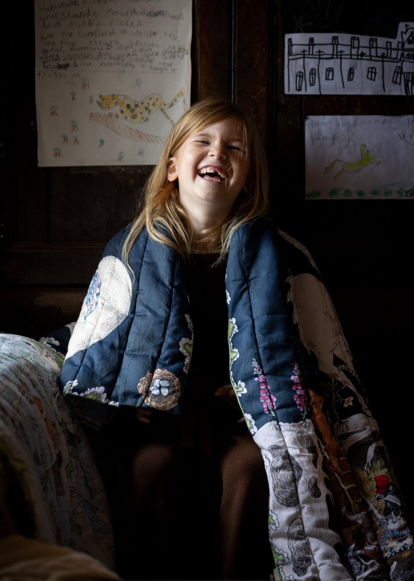 The Enchanted Forest Quilted Blanket