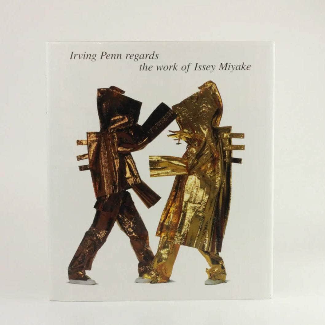 Irving Penn regards the work of Issey Miyake