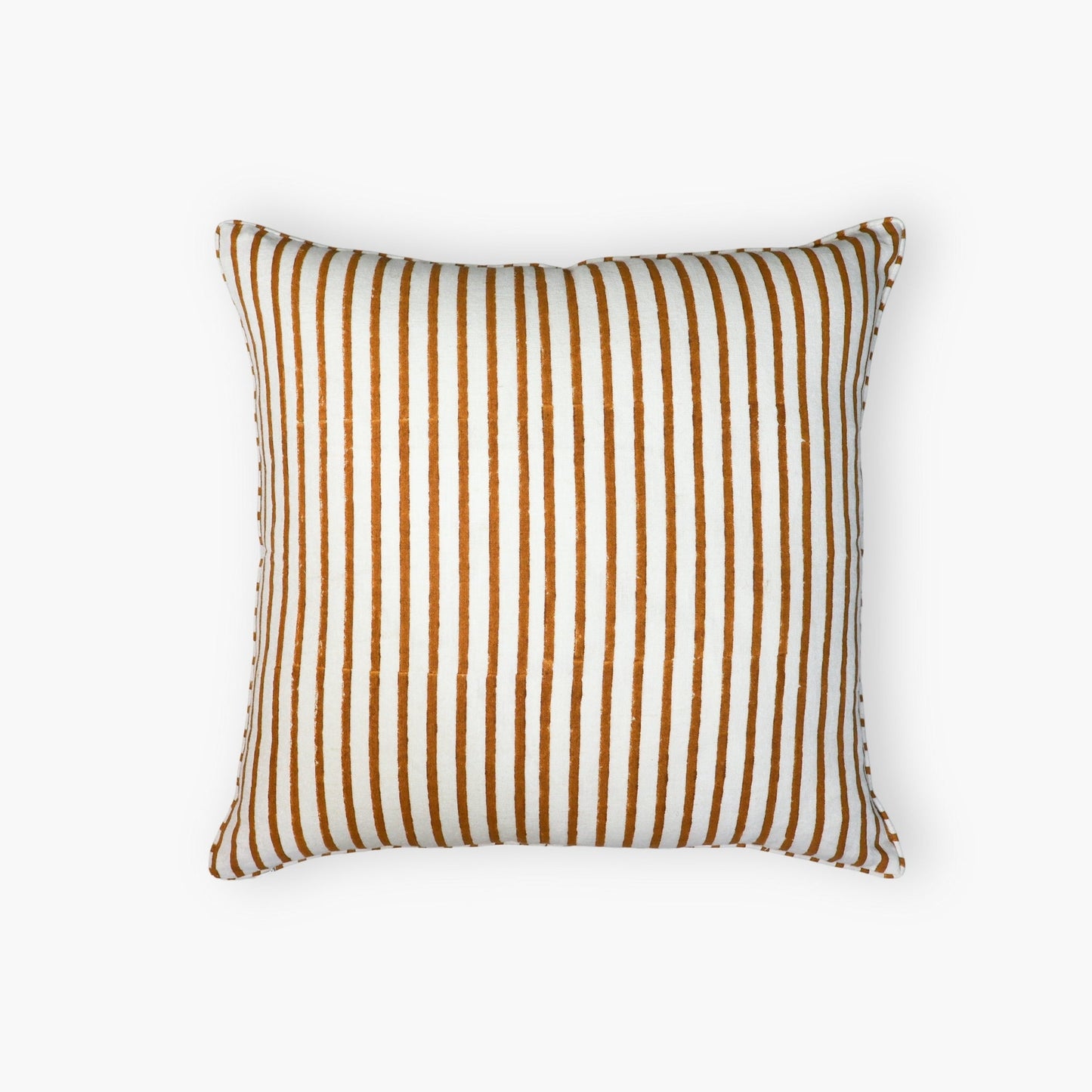 Bahaar Throw Pillow Cover - Mustard & Blue