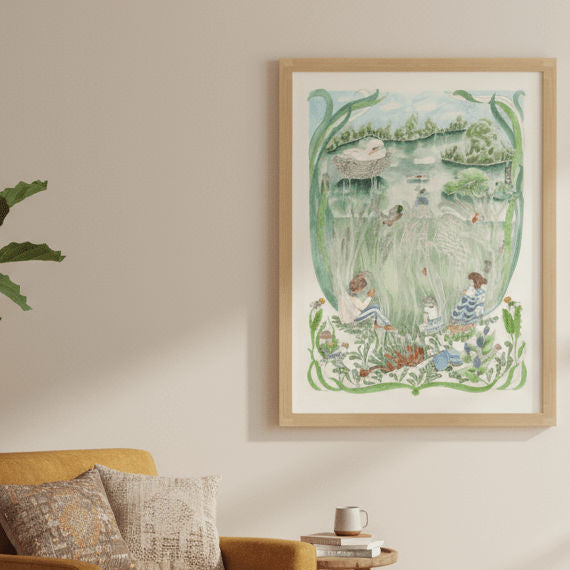 The Pond Dance Daytime - Fine Art Print