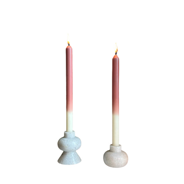 Peony Dinner Candle