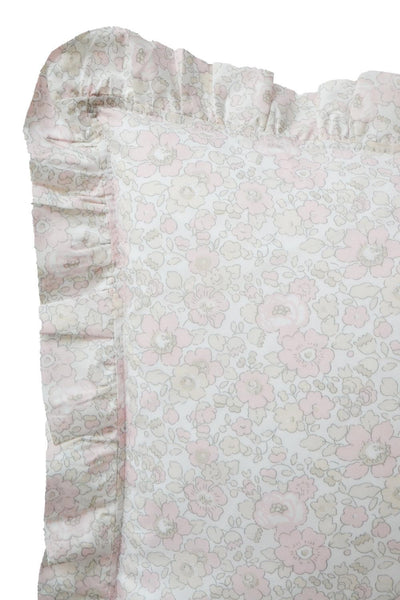 Ruffle Cushion made with Liberty Fabric BETSY LACE
