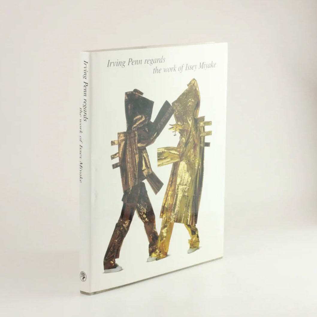 Irving Penn regards the work of Issey Miyake