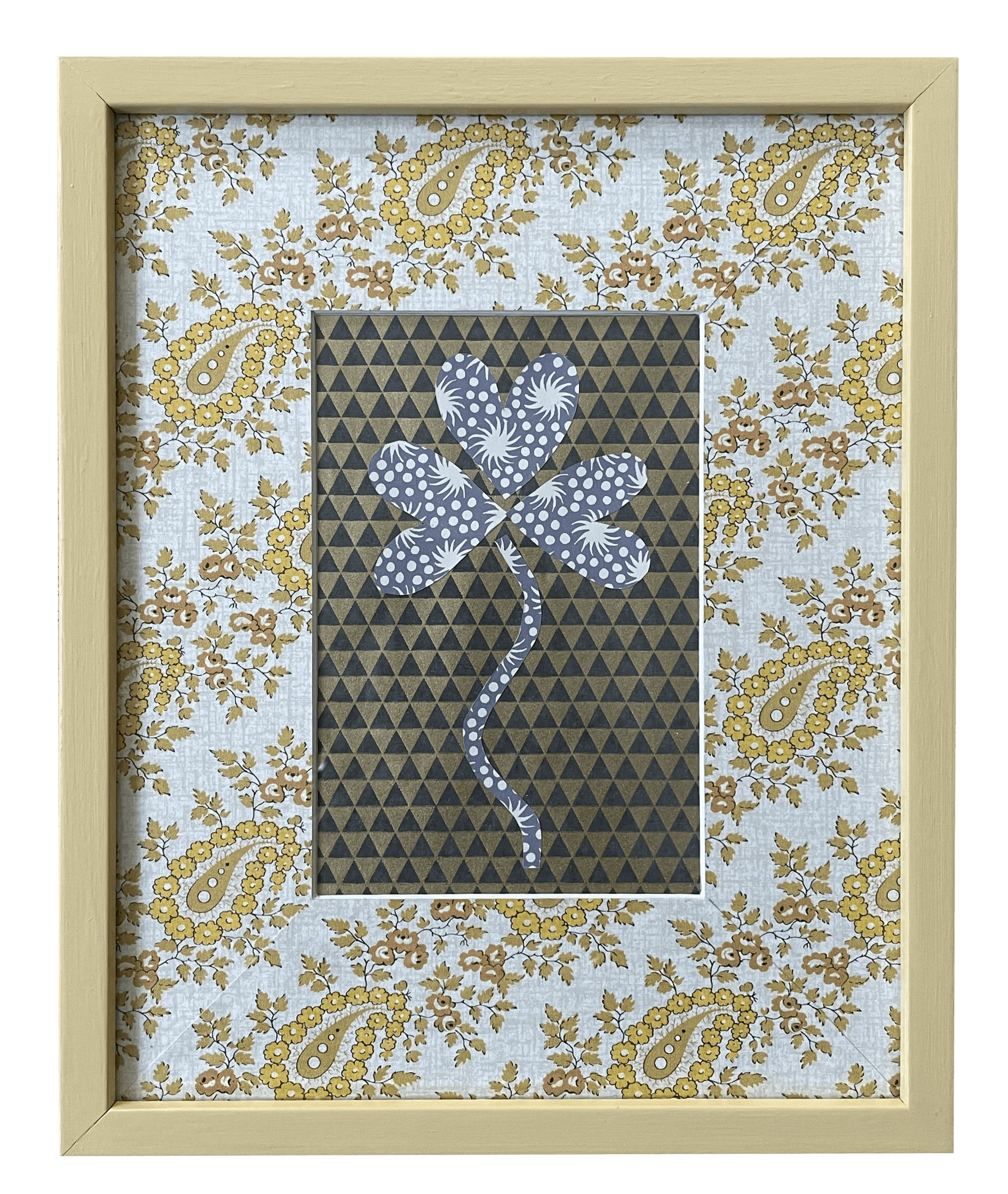 Floral Form iii Original Collage Artwork