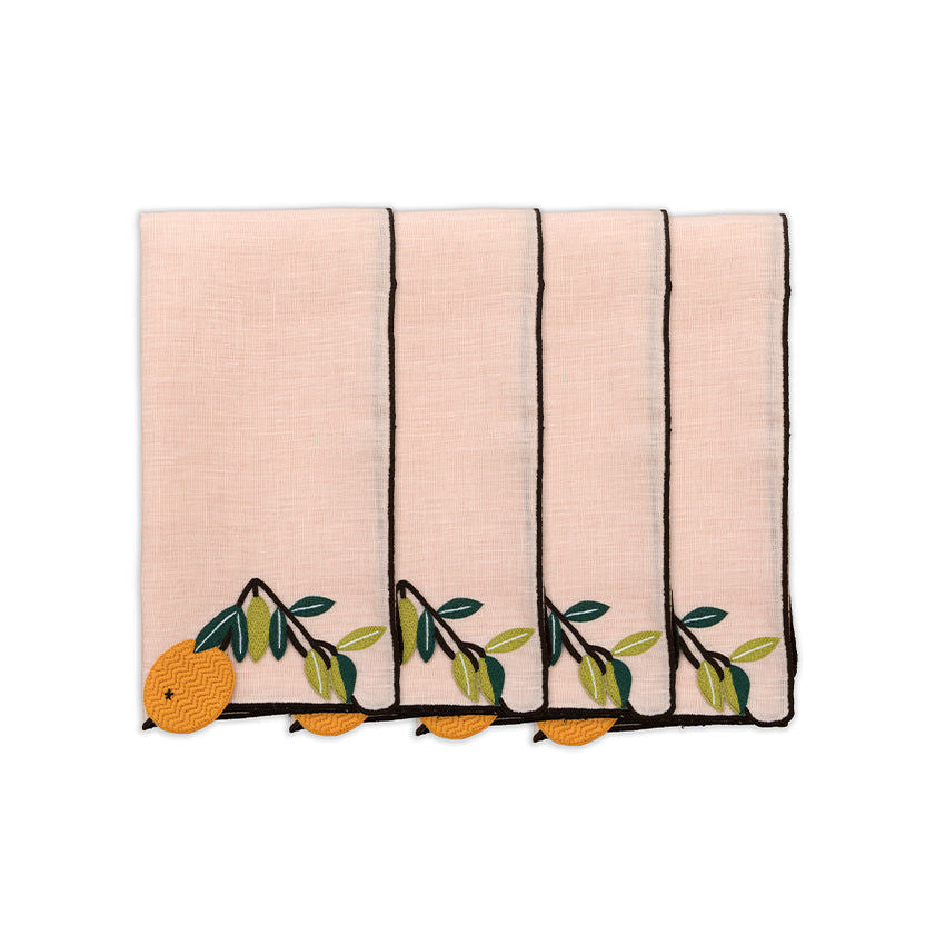 Citrus Bloom - Table Napkin (Set of 4)