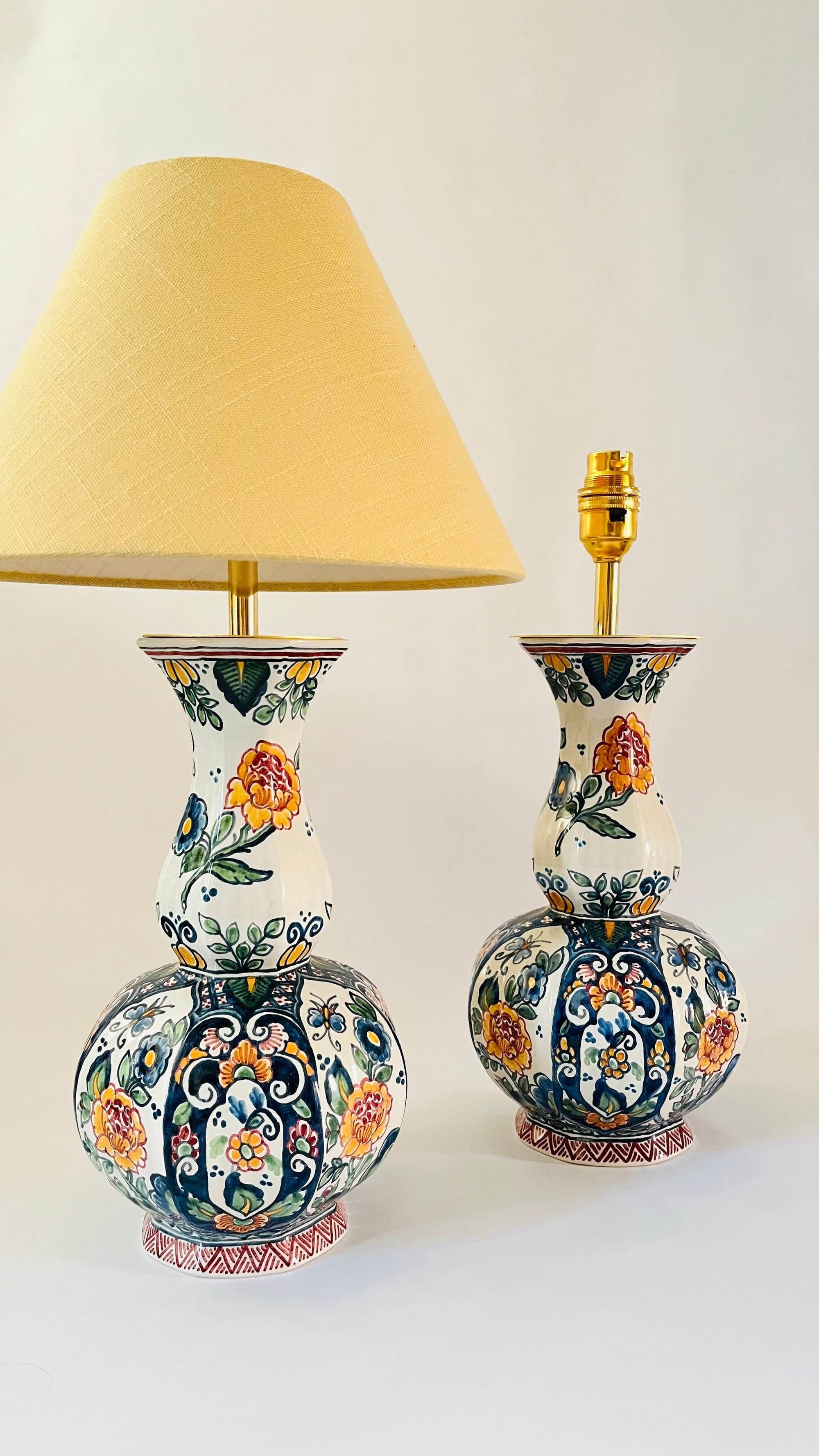 Antique Makkum Lamp