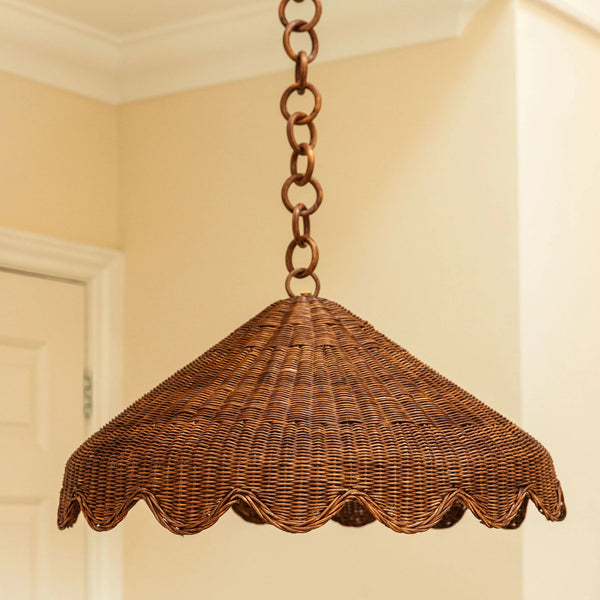 Lily Scalloped Pendant Light