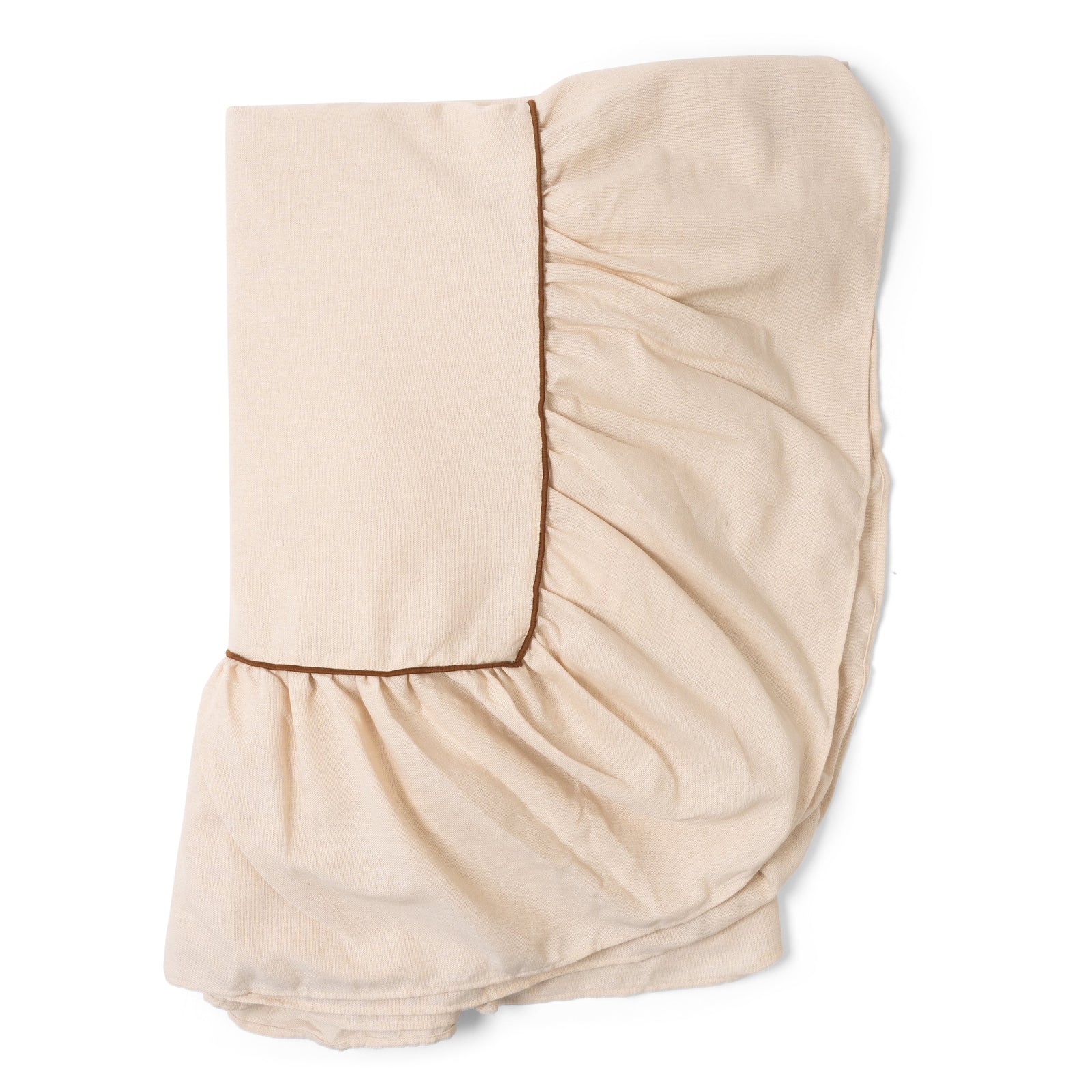 Tablecloth Ruffle Beige - Large