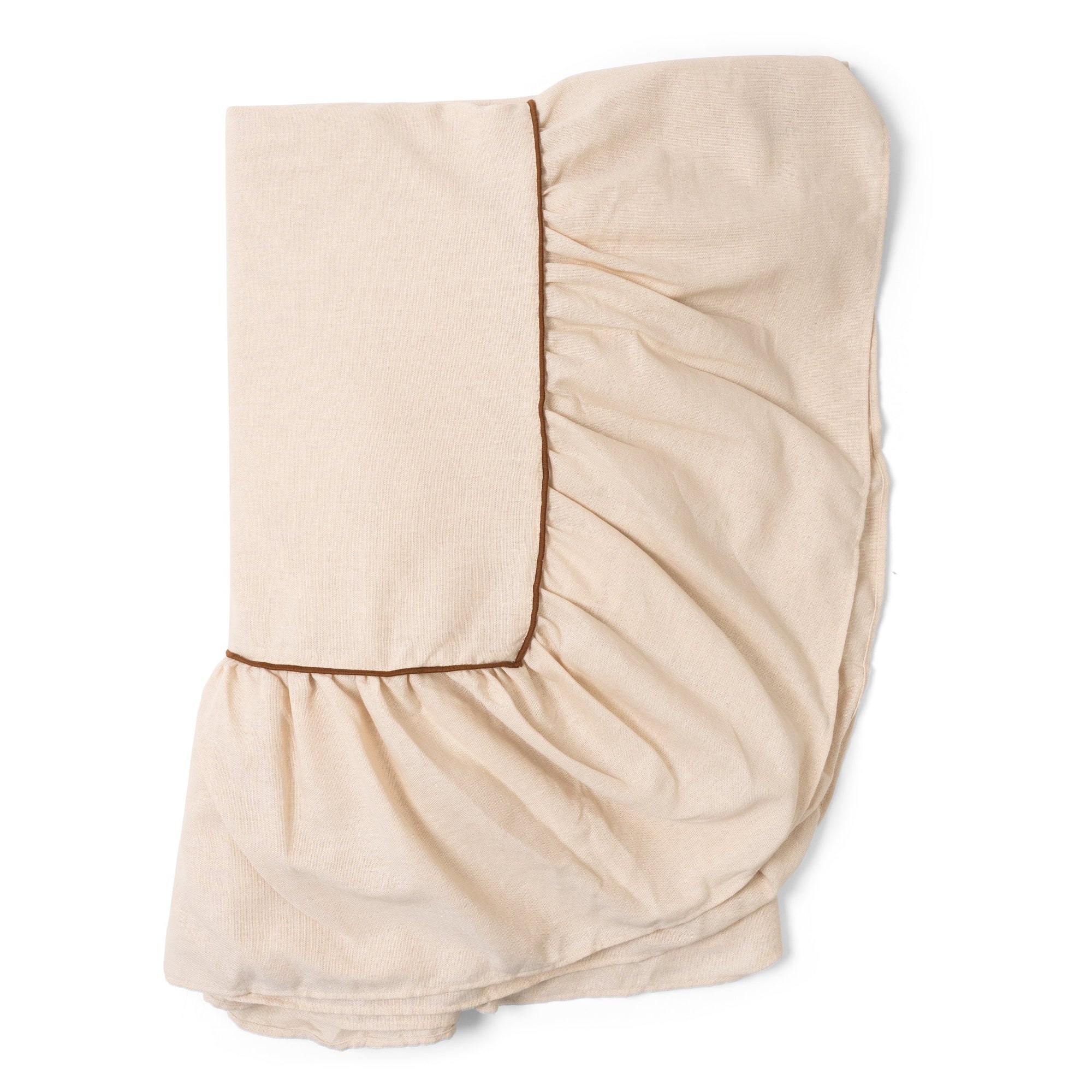 Tablecloth Ruffle Beige - Large