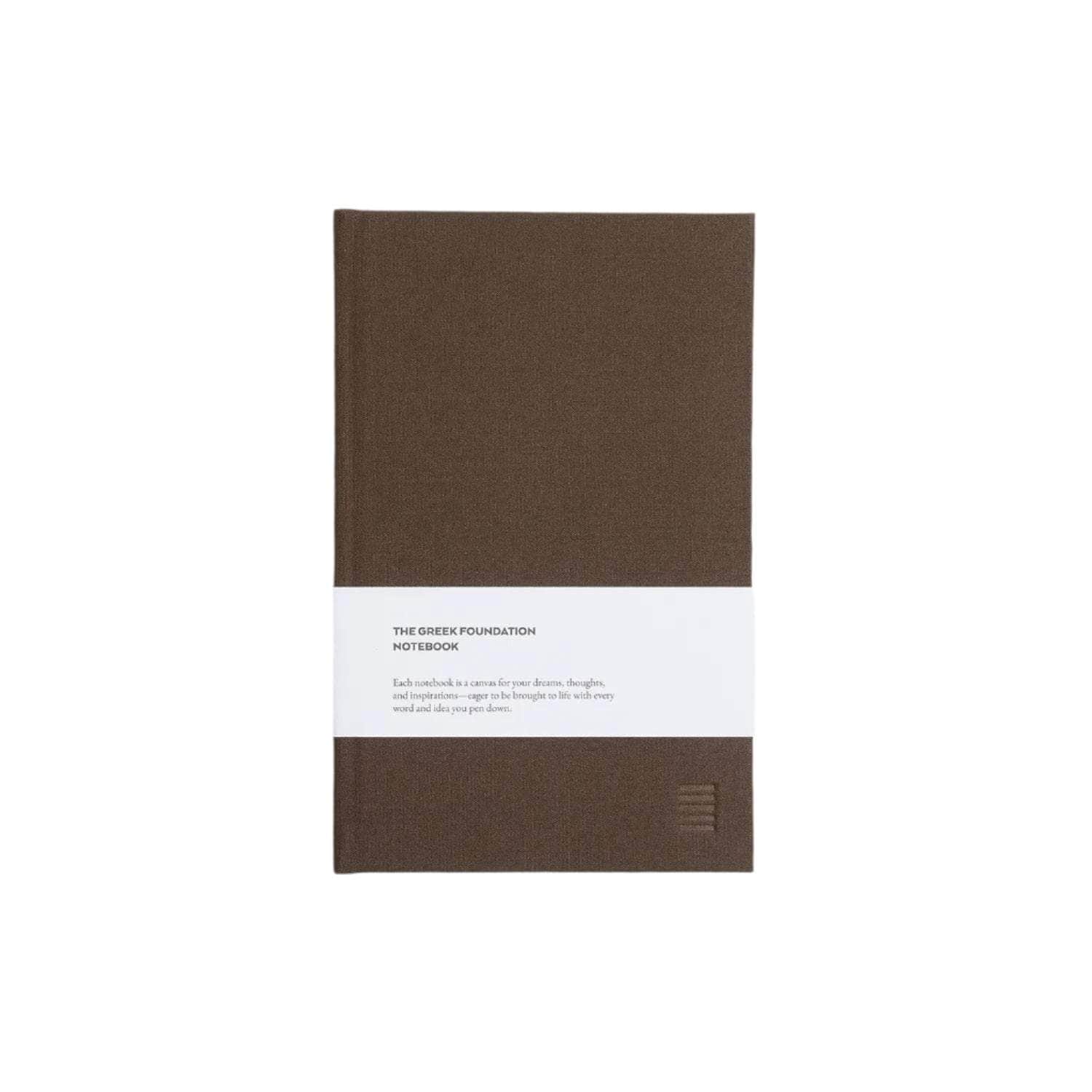 The Greek Foundation Notebook (Brown)