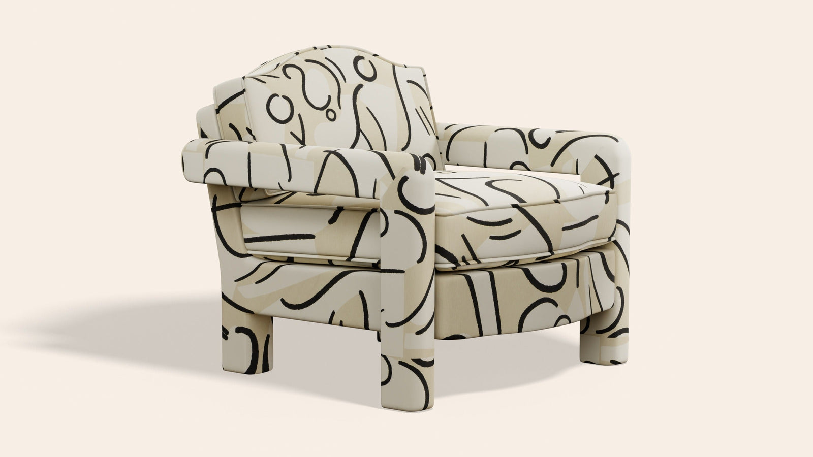 Elio Armchair, Coconut