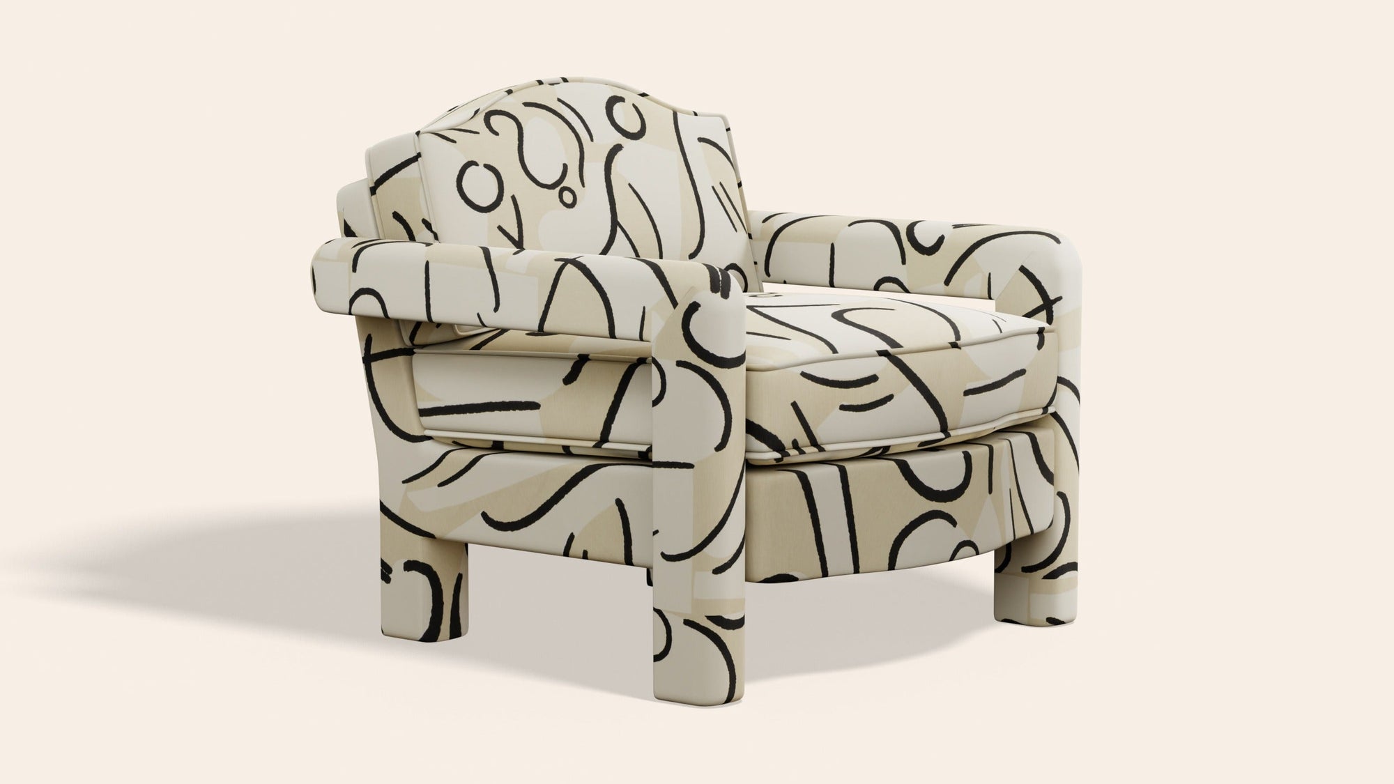 Elio Armchair, Coconut