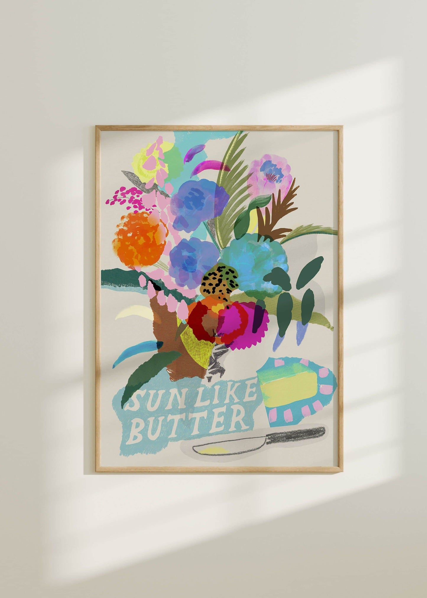 Sun Like Butter Print