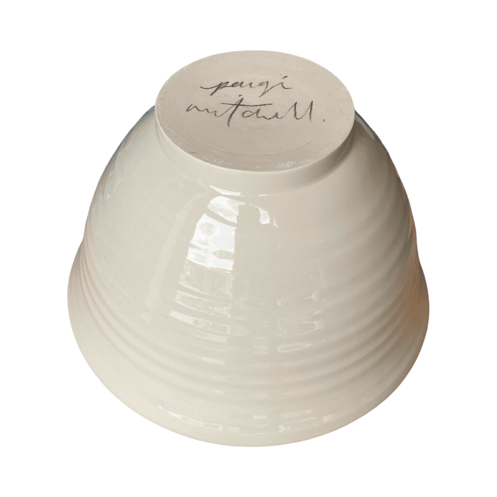 White Stoneware Bowl #1