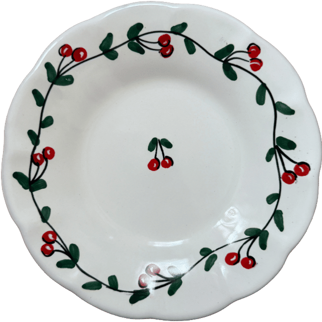 Cherry Frutta Plate - 16 cm